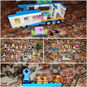 Vintage Lego Friends Mias Camper Van Parts Figures Animals Food Tools  2018